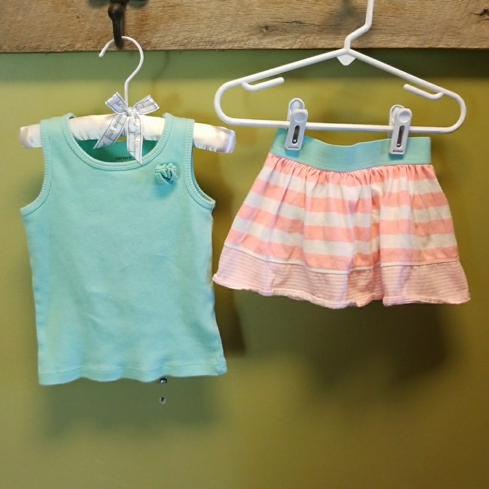 Tank with skirt