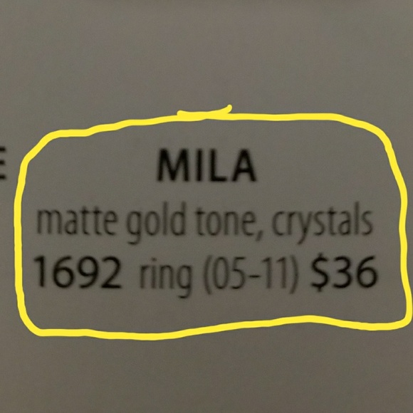 Premier Designs "Mila" ring, Size 9 - Picture 6 of 6