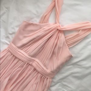 Pale pink formal dress