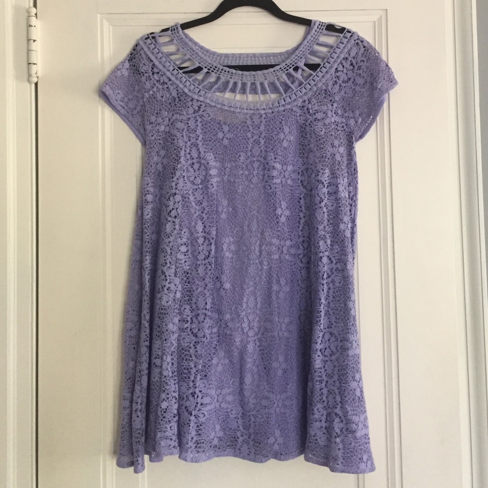 Purple Lace Free People dress