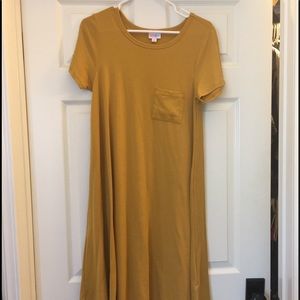 Lula Roe Carly mustard