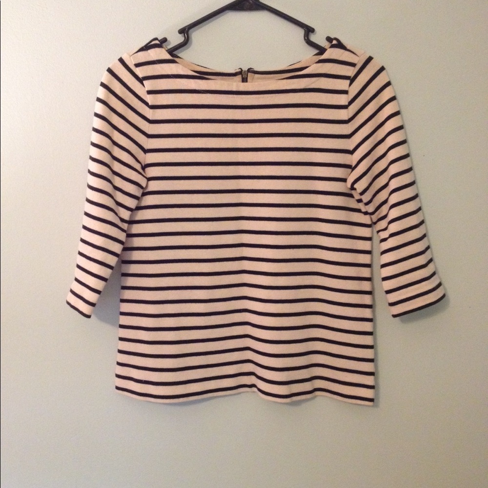 Striped LOFT top