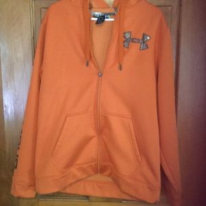 Under Armour zip up hooded sweatshirt