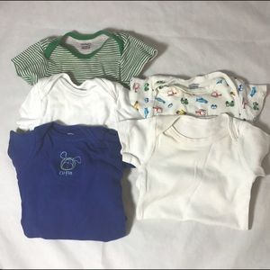 5 Pack Gerber Onesies 3-6 Months