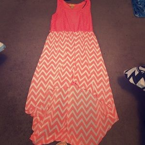 Coral dress