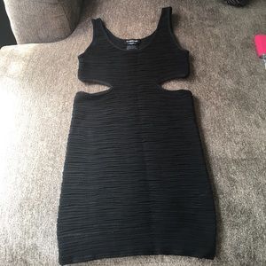 bebe cutout dress