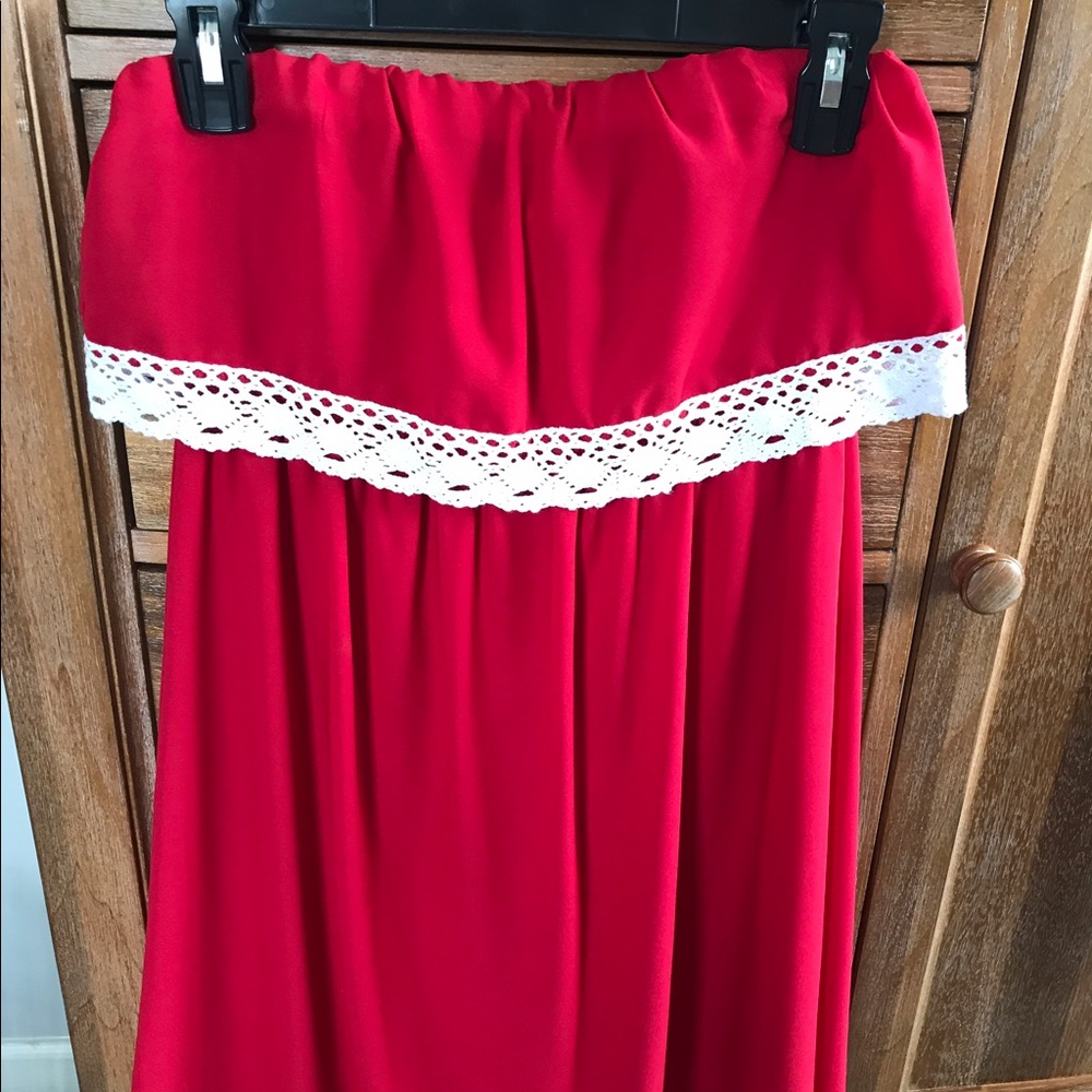 Bluetique Strapless Dress Size Small