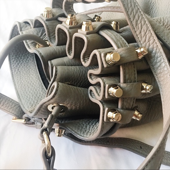 Alexander Wang Small Diego Bag (Light Grey/gold) - Picture 5 of 7