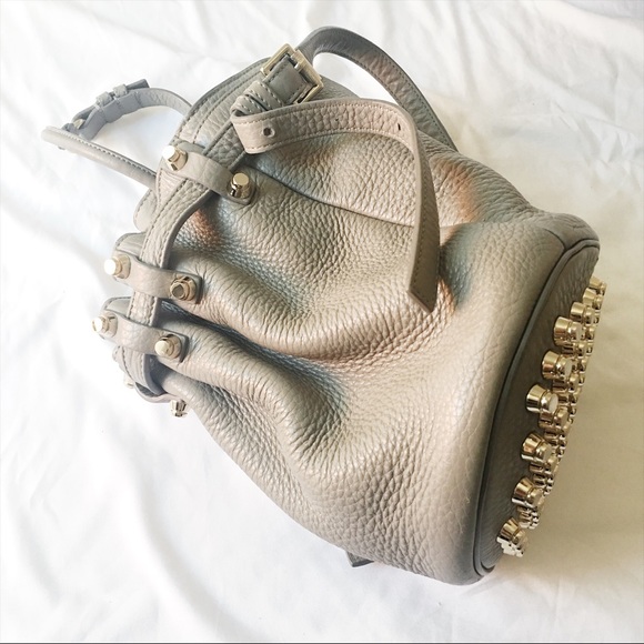Alexander Wang Small Diego Bag (Light Grey/gold) - Picture 7 of 7