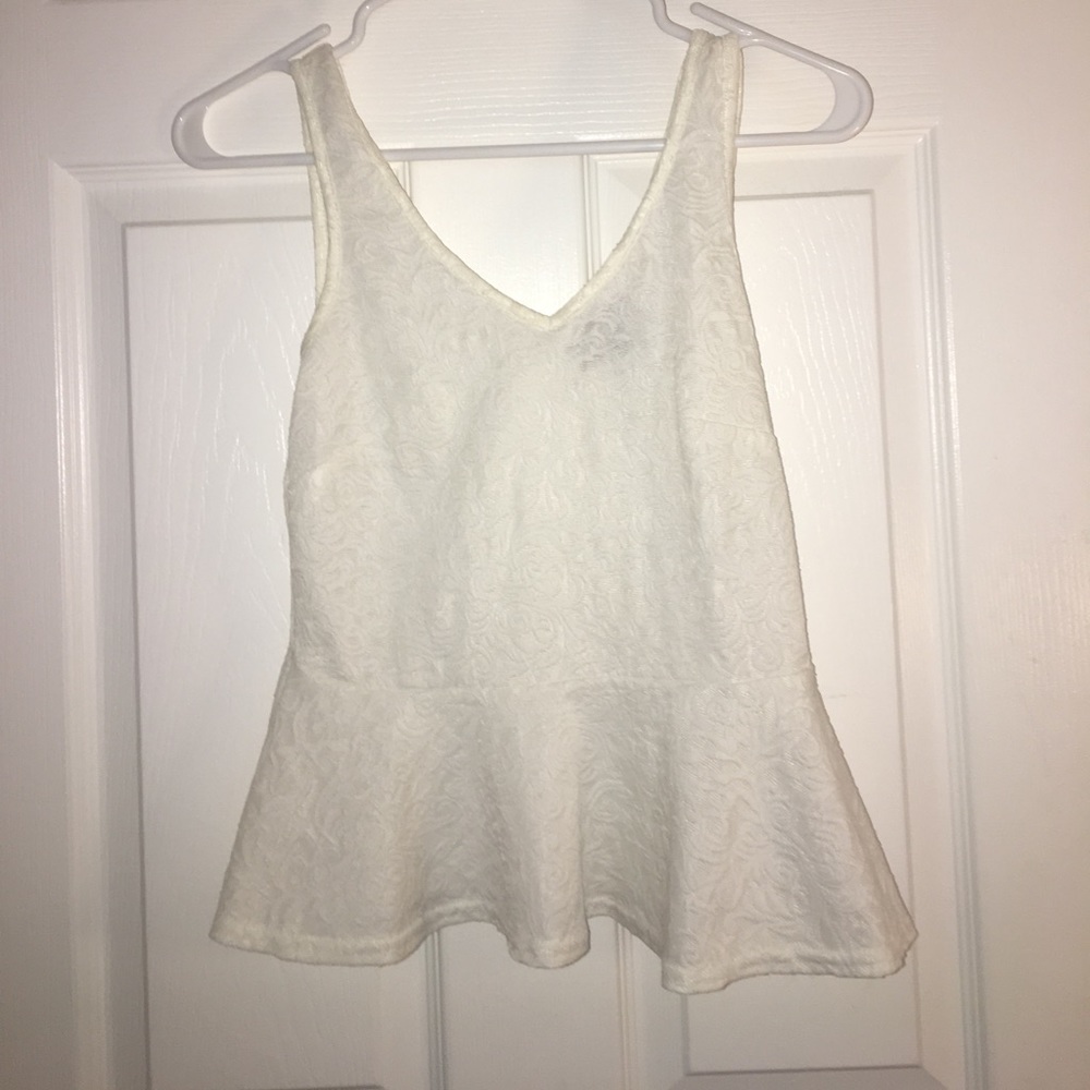 Topshop peplum top