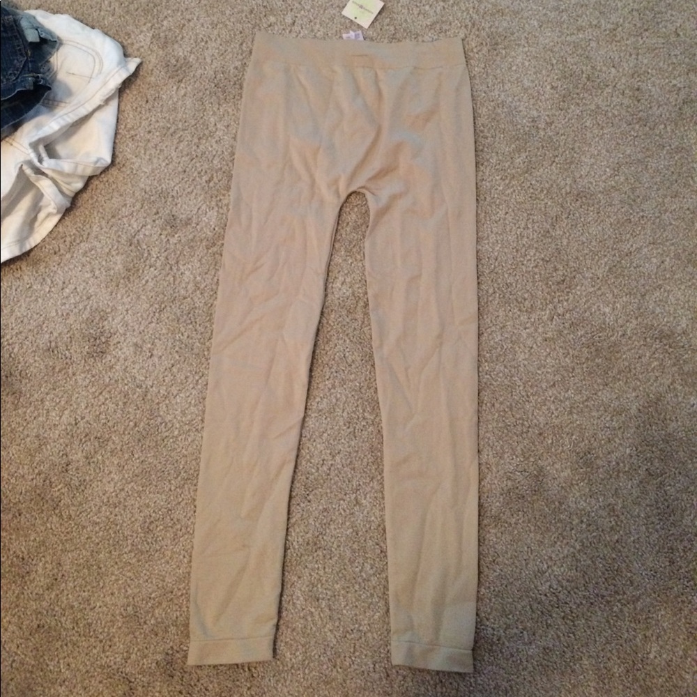 Tan leggings