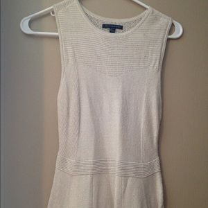 American Eagle Outfitters cream knit dress
