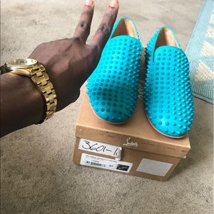 Christian Louboutin rollerboy spikes flats