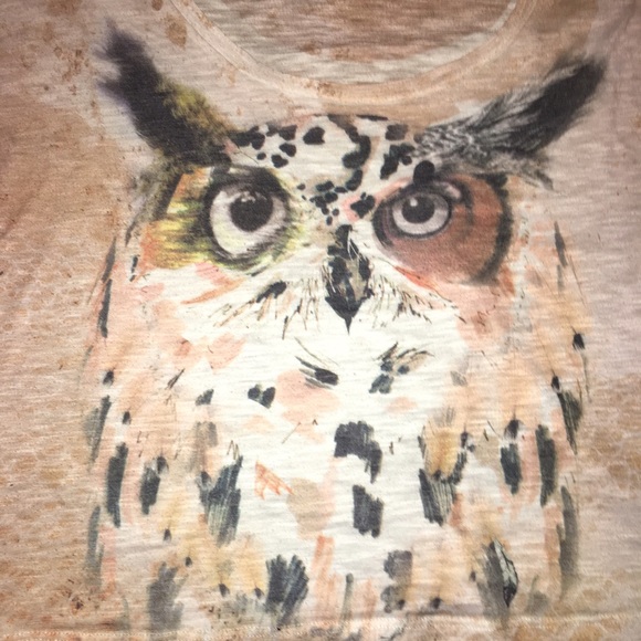 FOREVER 21 Owl Oversized Shirt - Picture 2 of 4
