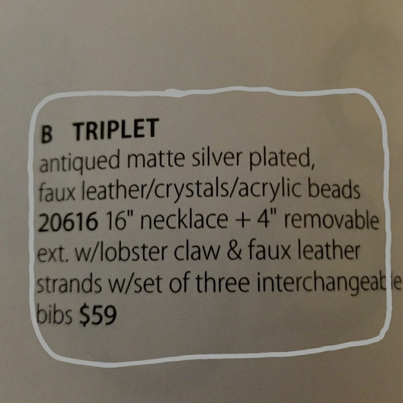 Premier Designs "Triplet" Necklace - Picture 6 of 6