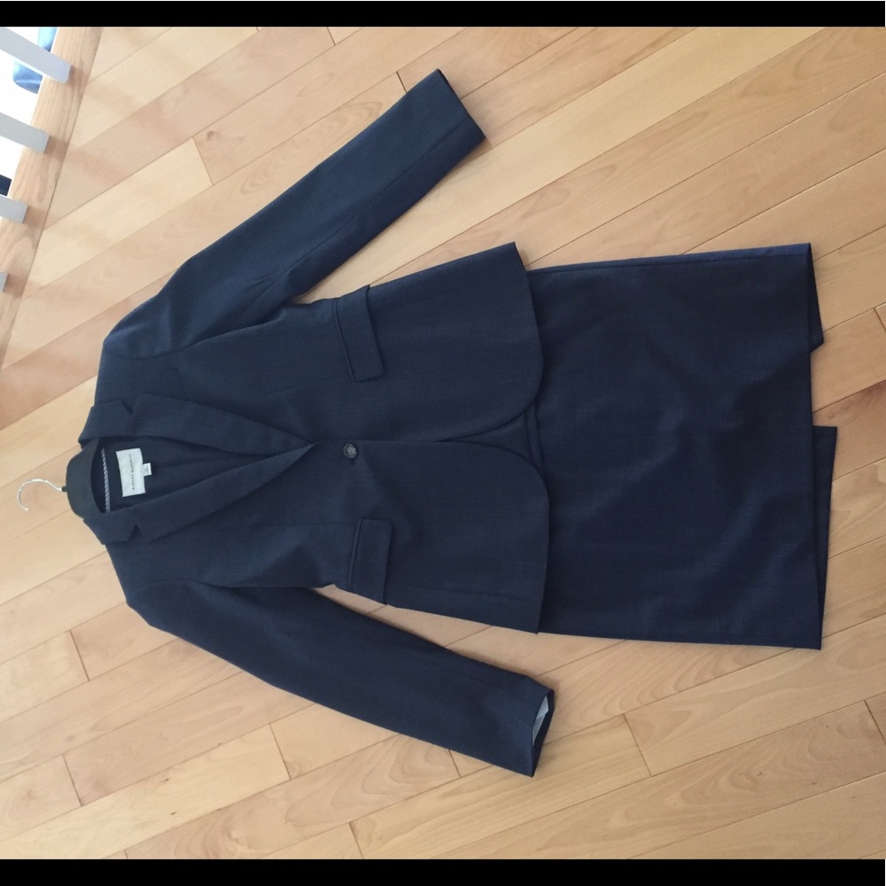 Banana Republic Gray Work Suit