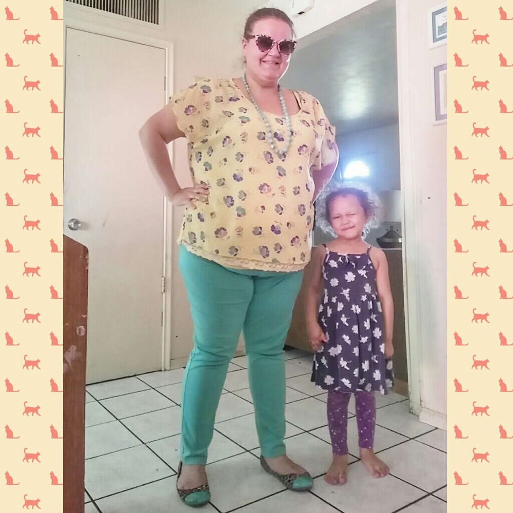 Floral Sheer Yellow Top - Picture 3 of 8