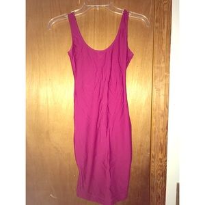 Hot Pink Pencil Mini Dress