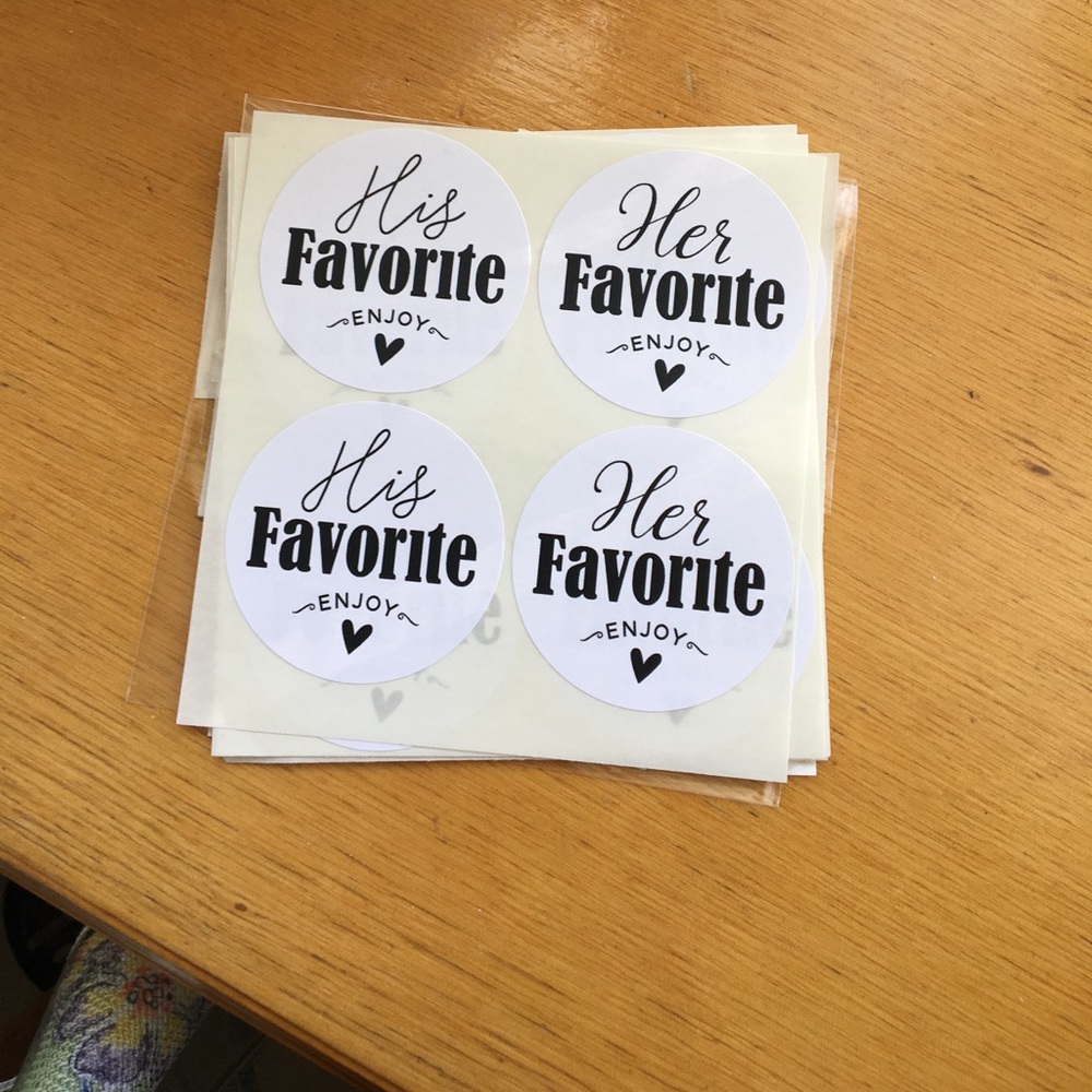 His and her favorite Stickers !!