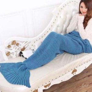 Mermaid Blanket Blue