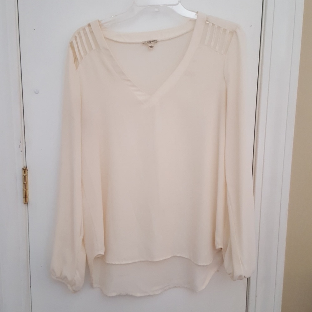 Cream Lily White blouse