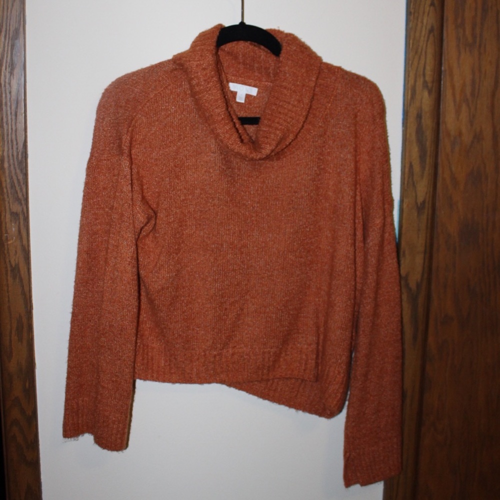 Abound Burnt Orange Cowl Neck