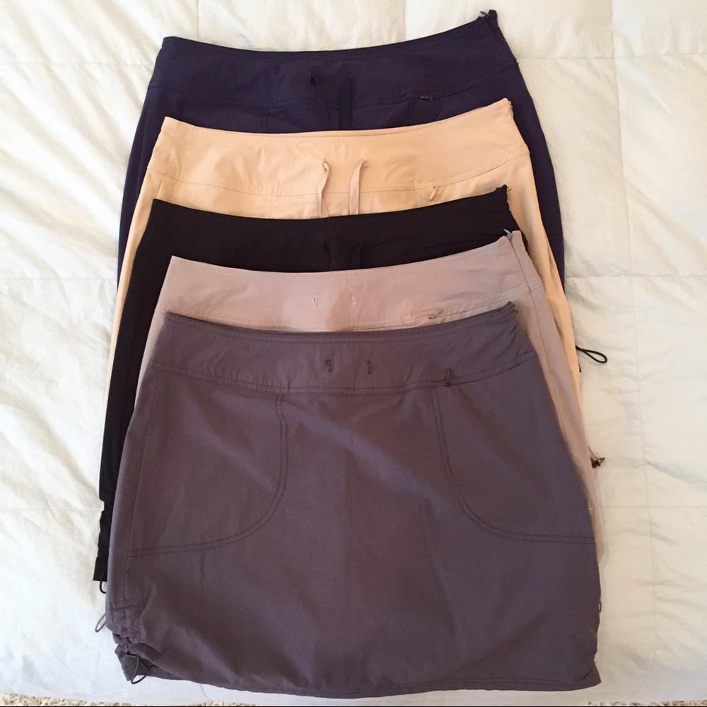 Green Tea Skort Skirt 4 - XL & 1 L, lot of 5 EUC!