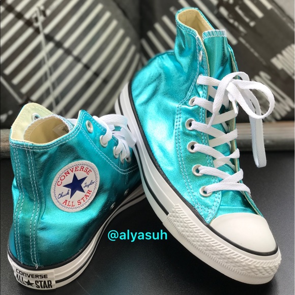 Converse Adult Vulc Turquoise, size 7,5W/5,5M - Picture 3 of 5