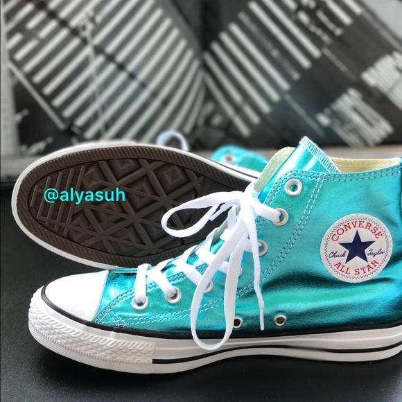 Converse Adult Vulc Turquoise, size 7,5W/5,5M - Picture 4 of 5