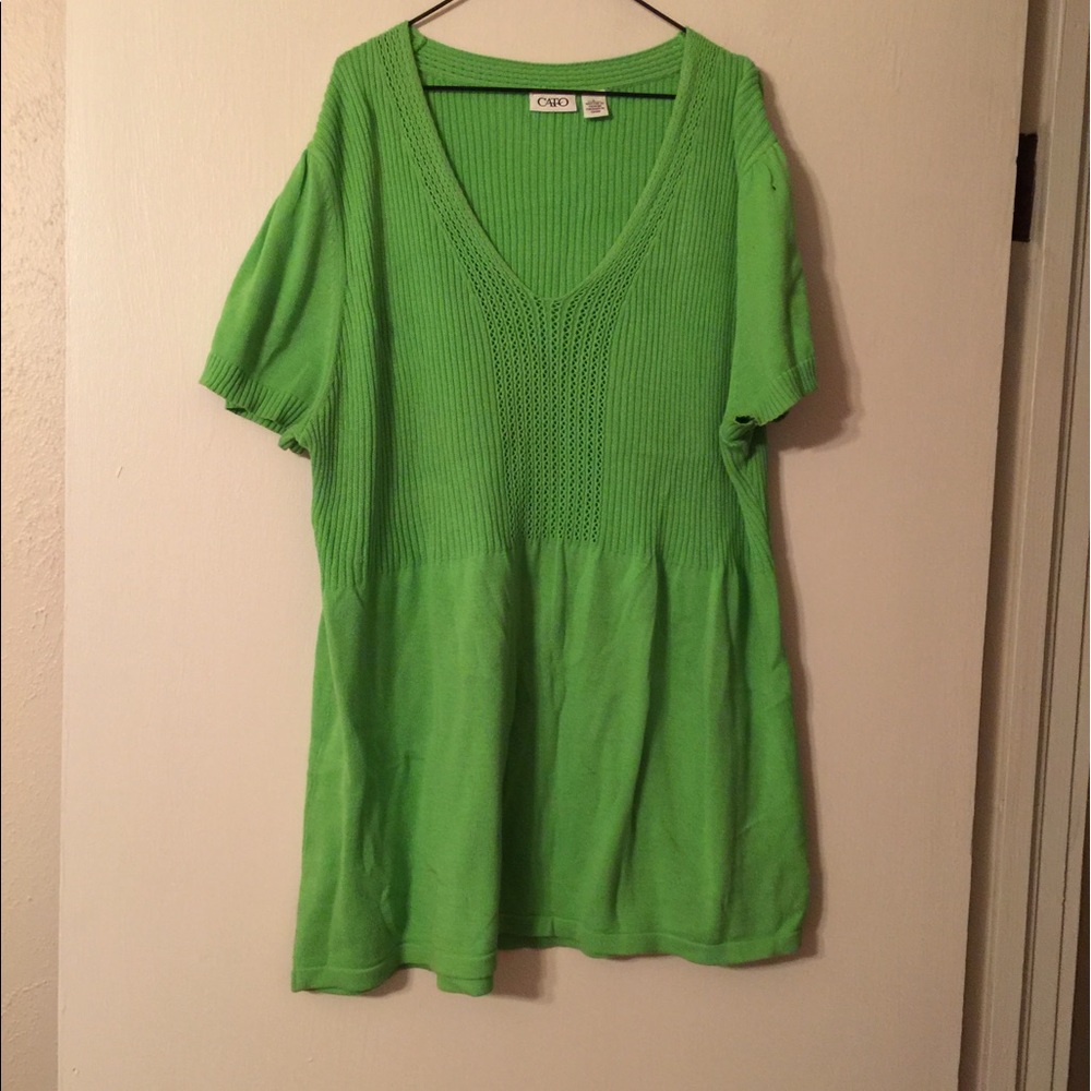 Knitted Green Shirt