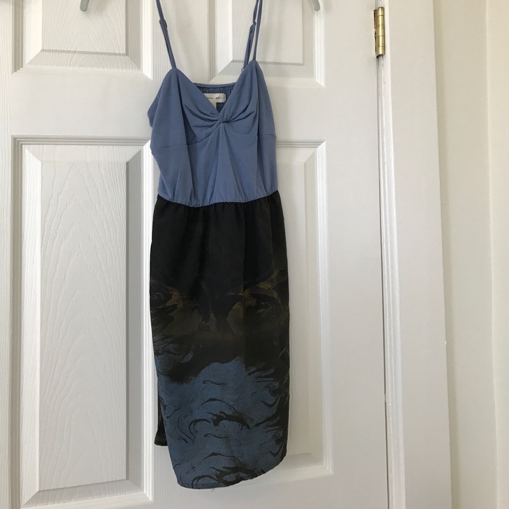 Silence and noise blue dress