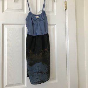 Silence and noise blue dress