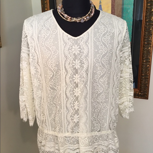 Chico's Tops - 🆕CHICO'S NEW LACE BLOUSE 💯AUTHENTIC