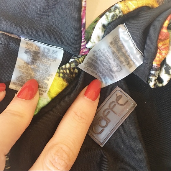 Caffe Swimsuit Set in Peacock Snake - Picture 5 of 5