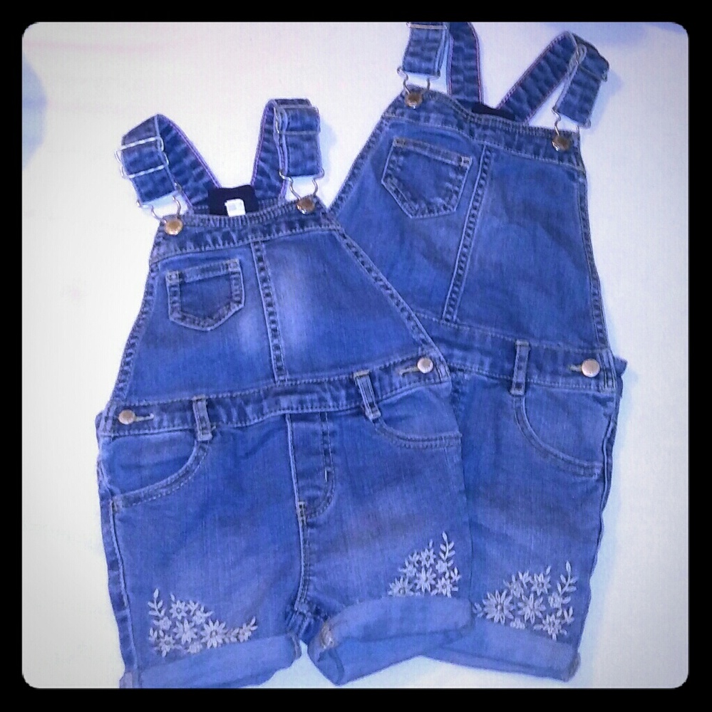 A Girl's genuine kids by Osh kosh jean overalls