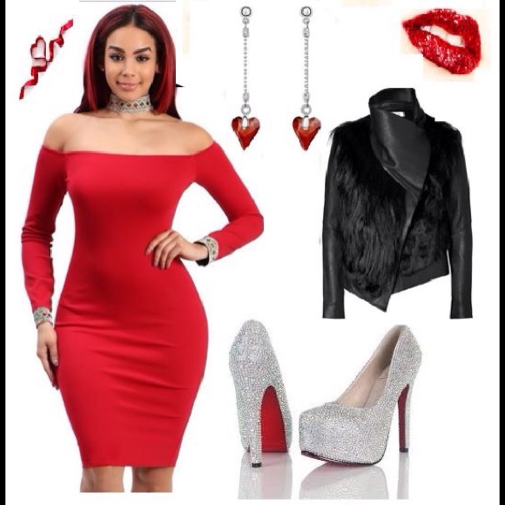Jeweled Choker Dress