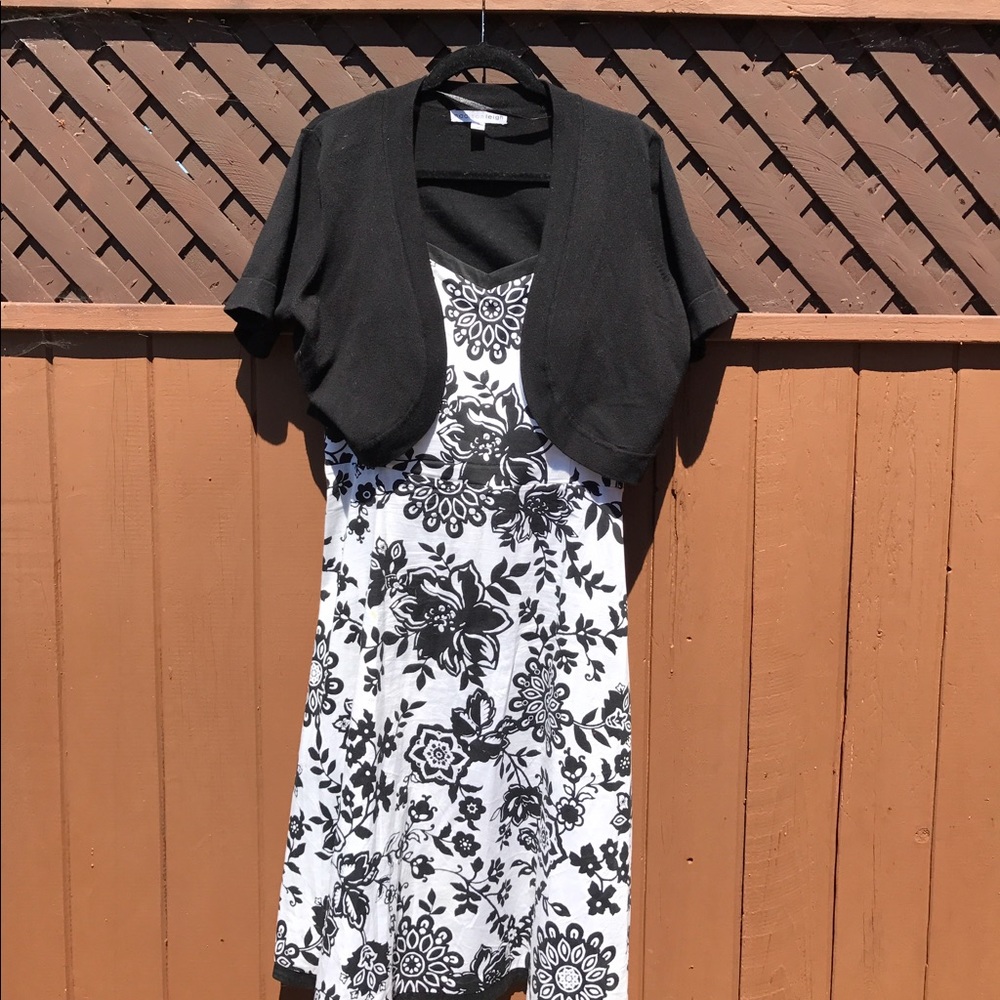 Summer spaghetti strap dress w/bolero