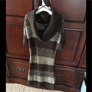 Fitted sweater dress