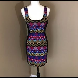 ❤️ Almost Famous BODYCON Tribal Mini Dress ❤️