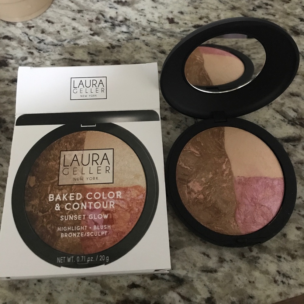 Laura teller baked color & contour blush palette
