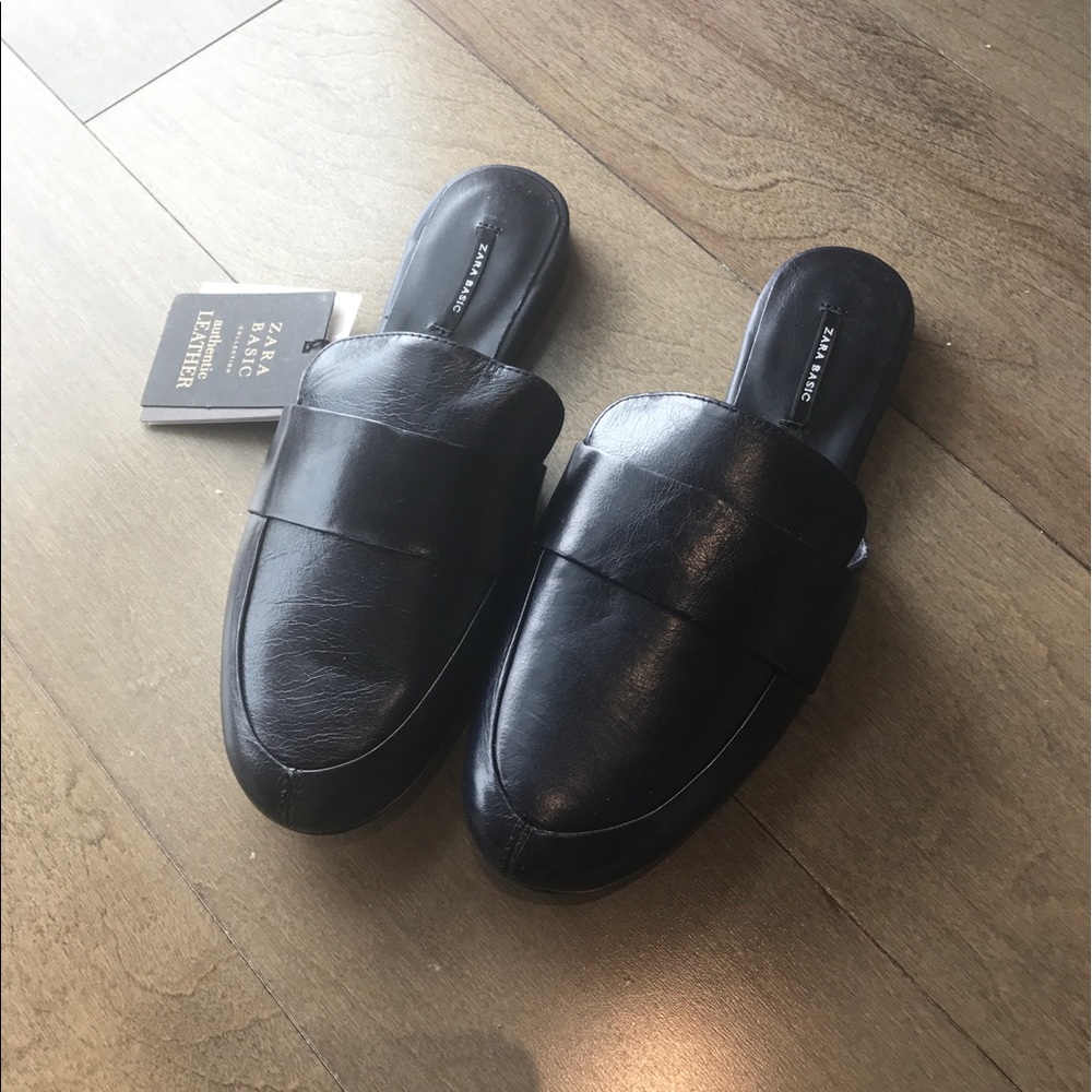 Zara authentic leather shoes