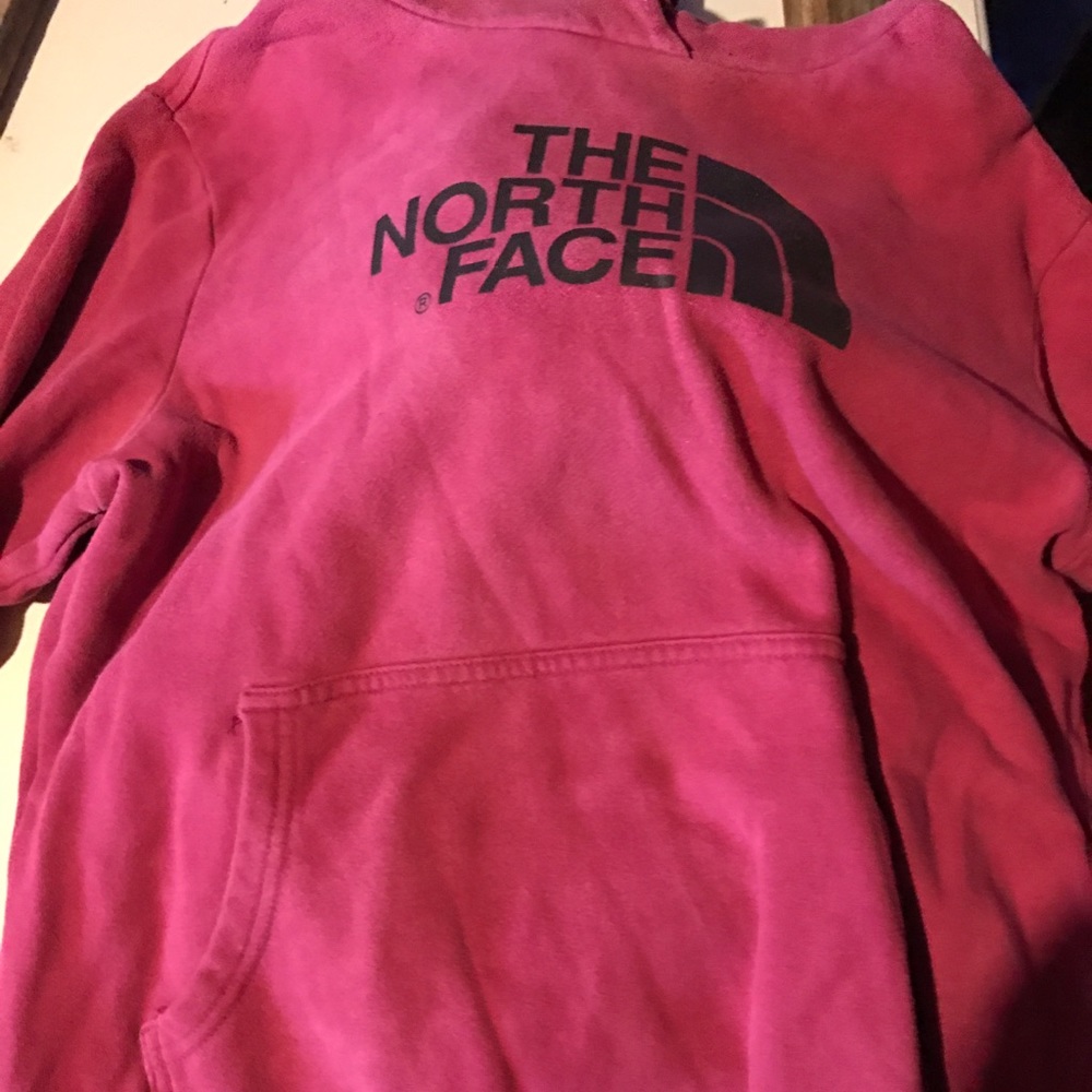 North face maroon hoodie
