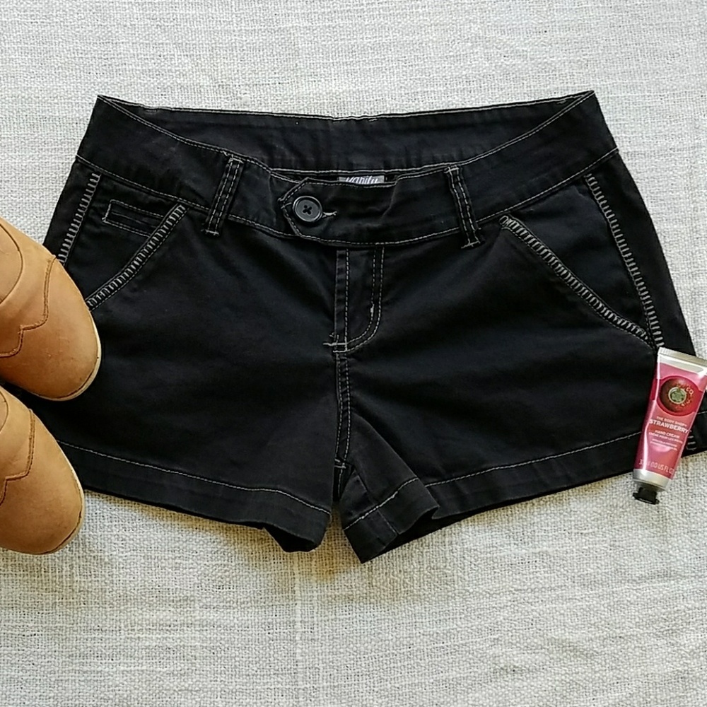 2 FOR $9🌼VANITY Black Canvas Shorts