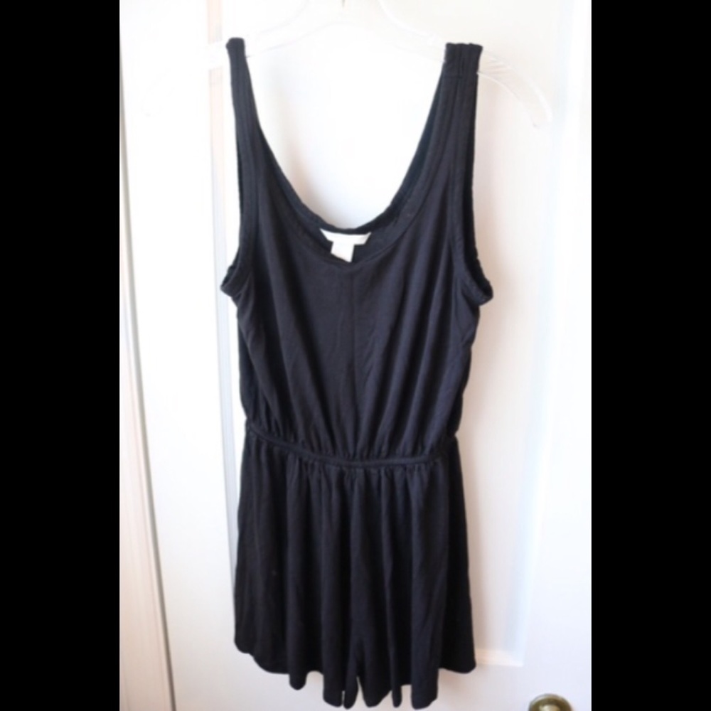 HOLD‼️ H&M Basics Black Romper 🖤