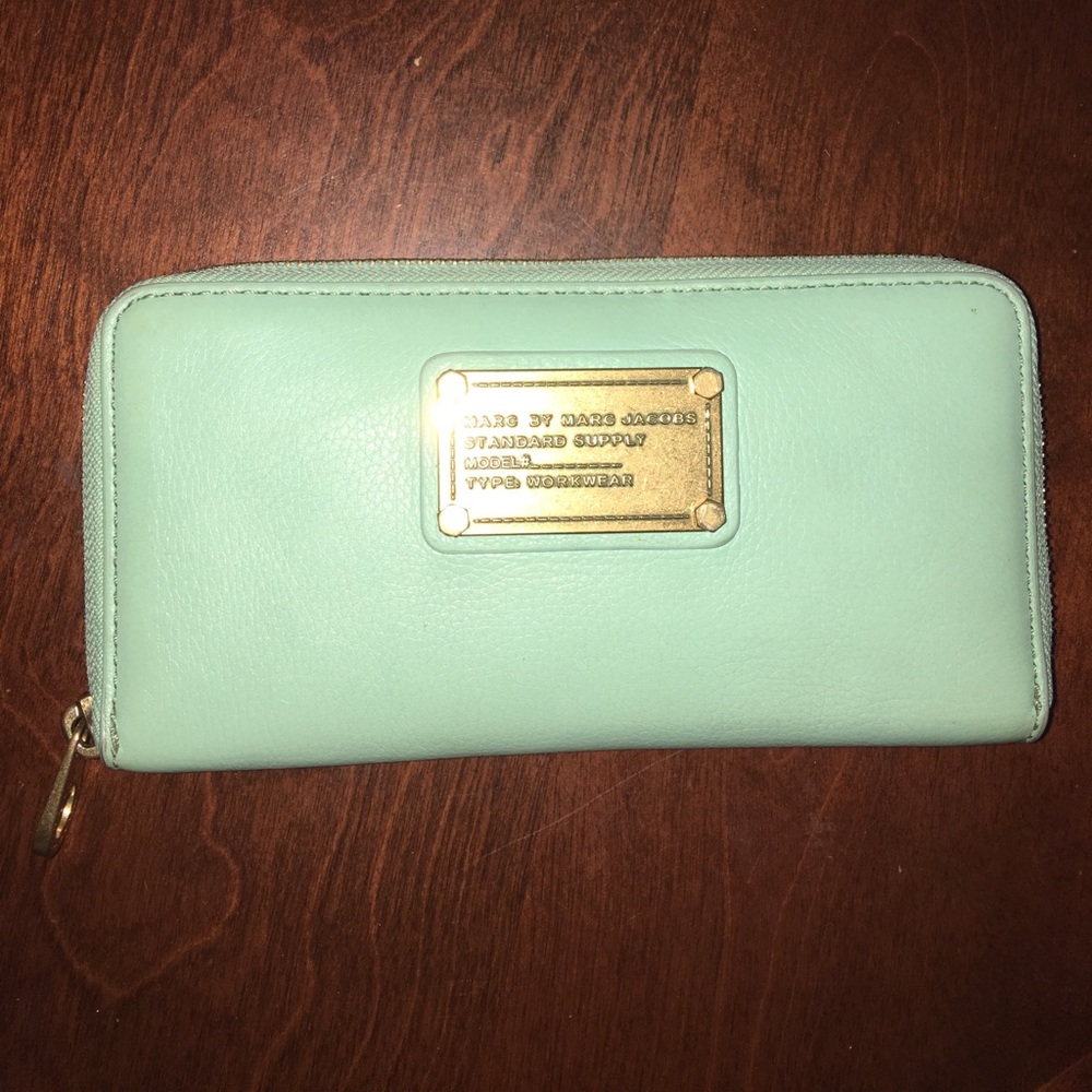 Seafoam green Marc Jacobs Wallet