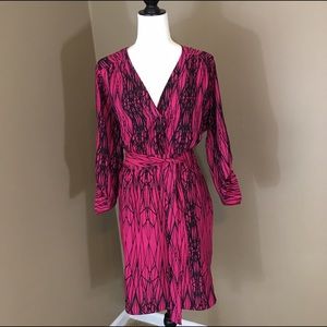 👜 Asymmetrical Belted 3/4 Sleeve Mini Dress