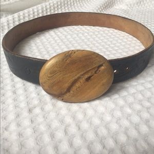 Vintage leather belt. Vintage leather belt.
