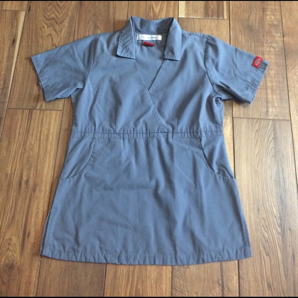 Charcoal Gray Scrubs - Top