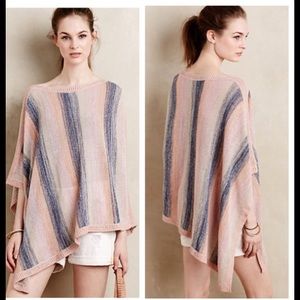 NWT Anthro MOTH Multicolor Lightweight Poncho