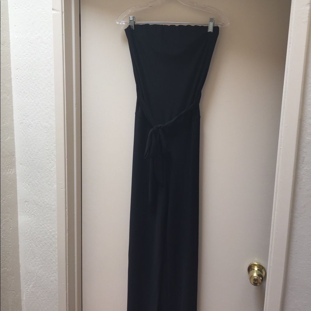Strapless Black Jumpsuit